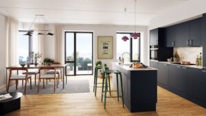 Modern Kitchen Render - CGTech Rendering